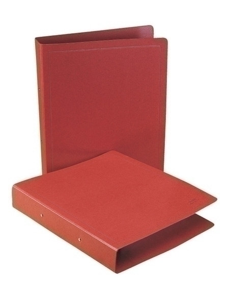 CARPETA de ANILLAS SARO CARTON N10 GOFRADO BRILLO CUERO 4 APDO 2 an25mm