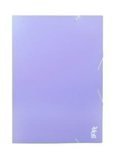 CARPETA de DIBUJO CARCHIVO SOFT PP GOMAS y SOLAPAS A3-XXL MALVA