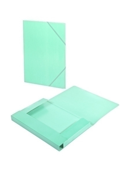 CARPETA de GOMAS y SOLAPAS CARCHIVO SOFT CARTON BRILLO F MENTA