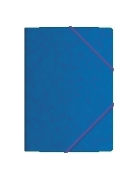 CARPETA de GOMAS y SOLAPAS DOHE CARTON F AZUL