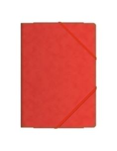CARPETA de GOMAS y SOLAPAS DOHE CARTON F ROJO