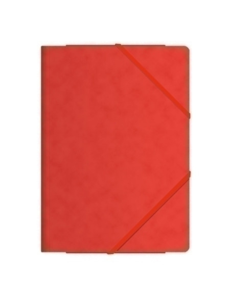 CARPETA de GOMAS y SOLAPAS DOHE CARTON F ROJO