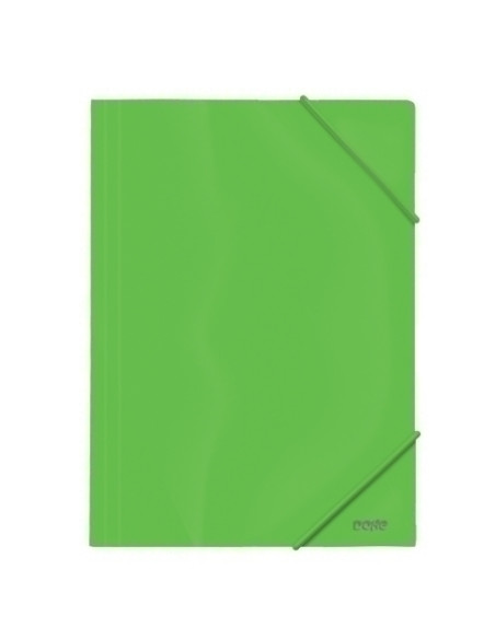 CARPETA de GOMAS y SOLAPAS DOHE PP OPACO 240 x 320mm VERDE