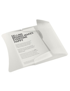 CARPETA de GOMAS y SOLAPAS ESSELTE PP OPACO A4 BLANCO VIVIDA