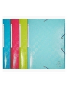 CARPETA de GOMAS y SOLAPAS EXACOMPTA 1928 MAXI CAPACITY CARTULINA ILUSTRADA POCKET 12x16 SURTIDO 4 col