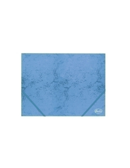 CARPETA de GOMAS y SOLAPAS FOROFIS CARTON A4 AZUL