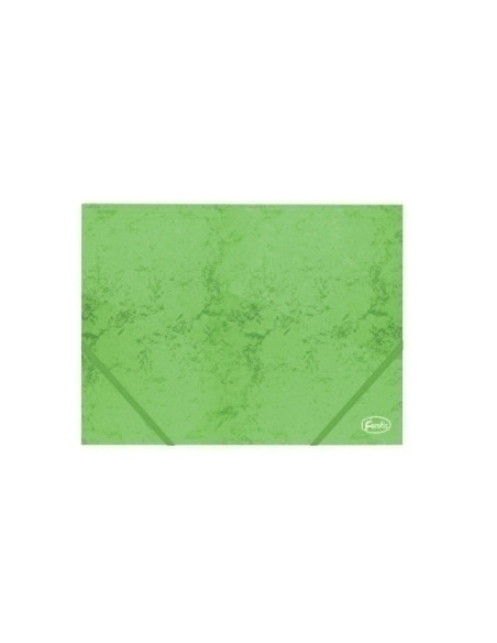 CARPETA de GOMAS y SOLAPAS FOROFIS CARTON A4 VERDE