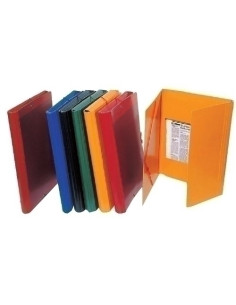 CARPETA de GOMAS y SOLAPAS SARO CARTON N10 GOFRADO BRILLO F ROJO