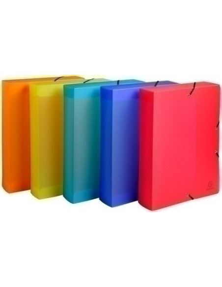 CARPETA de PROYECTOS EXACOMPTA LINICOLOR PP A4 GOMAS  6 cm SURTIDO 5 col