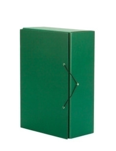 CARPETA de PROYECTOS PARDO A4 GOMAS 15 cm VERDE