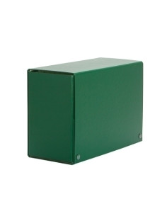 CARPETA de PROYECTOS PARDO CARTON FORRADO PVC A4 BROCHES 12 cm VERDE