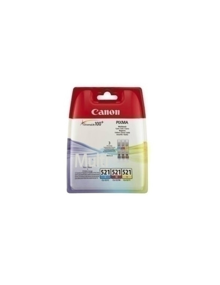 CARTIJCANON TRICOLOR CLI-521CMY PIXMA MP- 620630980540 PIXMA IP- 36004600  2934B007AA