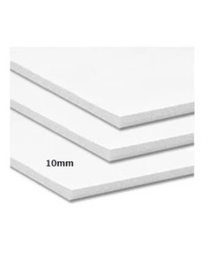 CARTON PLUMA YOSAN BLANCO ADHESIVO 10mm 70 x 100