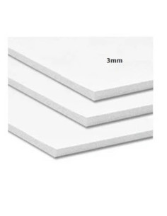 CARTON PLUMA YOSAN BLANCO ADHESIVO 3mm 200 x 100