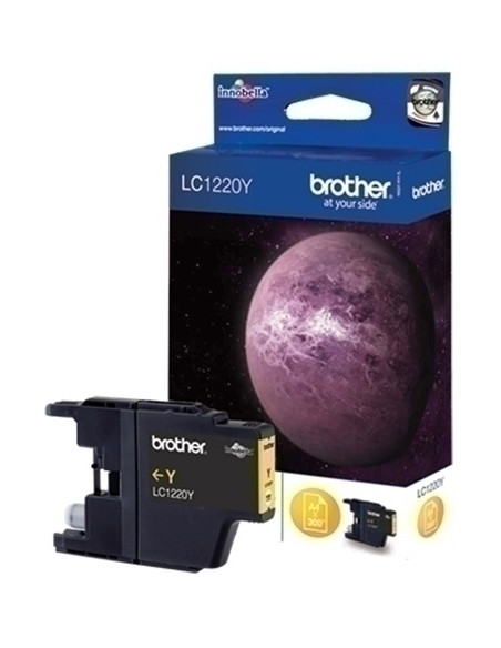 CARTUCHO INKJET BROTHER LC-1220YBP AMARILLO DCP-J525WJ725DWJ925DW MFC-J430WJ625DWJ825DW 300 PAG