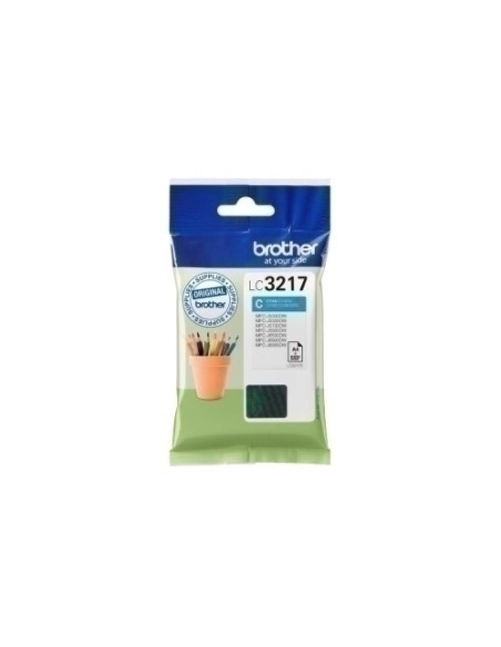 CARTUCHO INKJET BROTHER LC-3217C CIAN MFC-J5330DWJ5730DWJ6530DWJ6930DW