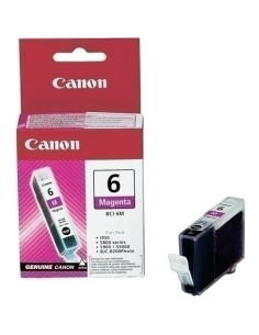 CARTUCHO INKJET CANON BCI-6M BJ-S800S820S900 i99099XX PIXMA IP4000iP5000iP6000iP8500MP750MP760MP783 MAGENTA 280 PÁG 4707A002