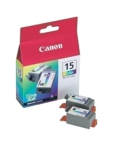 CARTUCHO INKJET CANON BCI15CL DEPTINTCOLOR PACK 2 I7080 8191A002AA