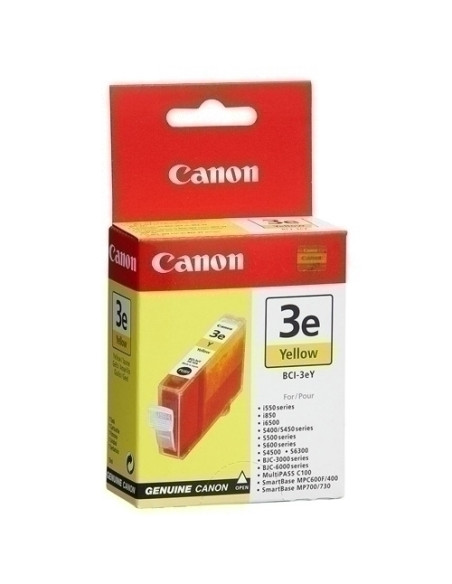 CARTUCHO INKJET CANON BCI3EY CARGAMARILLA PARA BC30 Y BC33 BJC 30006000 S400500600 4482A002AB
