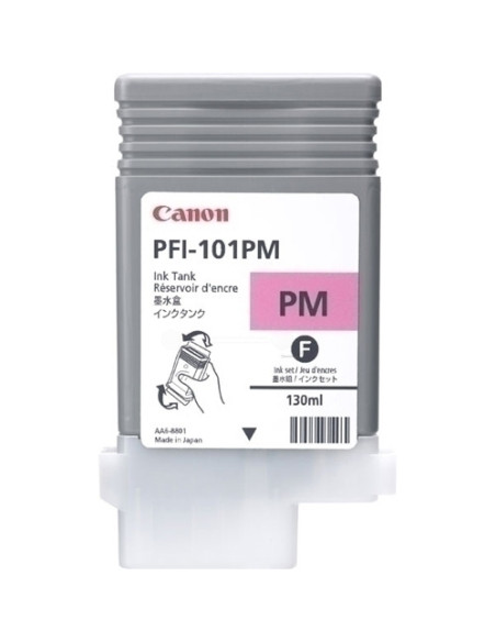 CARTUCHO INKJET CANON PFI-101PM IPF50006000 MAGENTA FOTO 130 ML 0888B001AA