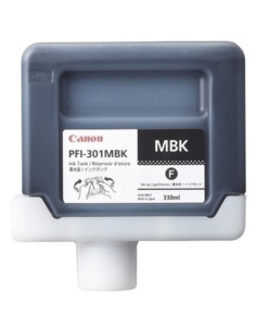 CARTUCHO INKJET CANON PFI-301MBK IMAGEPROGRAF iPF8000iPF8000SiPF9000 NEGRO MATE 330 ML 1485B001AA