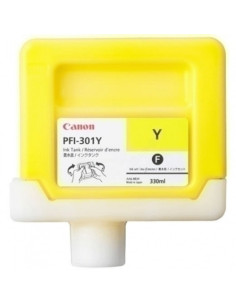 CARTUCHO INKJET CANON PFI-301Y IMAGEPROGRAF iPF8000iPF8000SiPF9000 AMARILLO PIGMENTADO 330 ML 1489B001AA