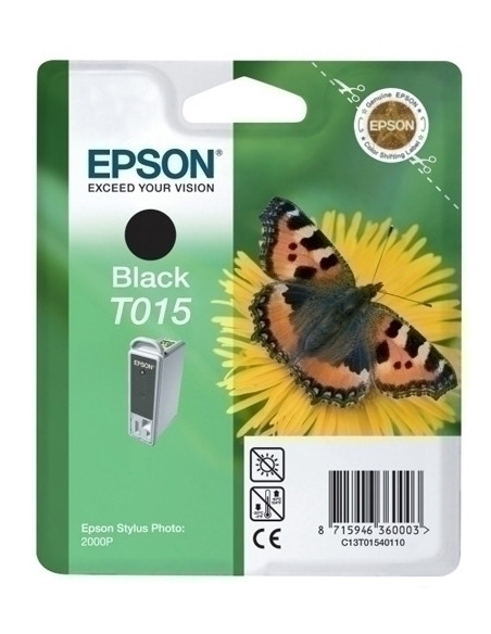 CARTUCHO INKJET EPSON T015401 STYLUS PHOTO 2000P NEGRO 15ML