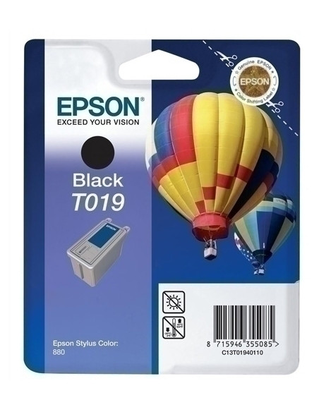 CARTUCHO INKJET EPSON T019401 STYLUS COLOR 880 NEGRO 24ML