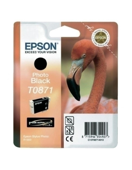CARTUCHO INKJET EPSON T087140 STYLUS PHOTO R1900 NEGRO