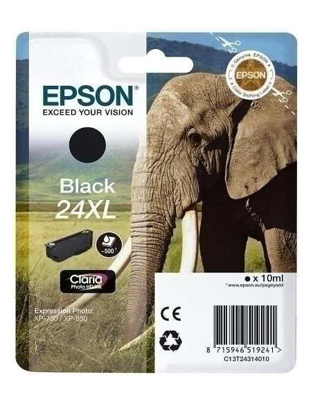 CARTUCHO INKJET EPSON T234140 N24XL EXPRESSION PHOTO XP-55750760850860950960 EXPRESSION PREMIUM XP-750850 NEGRO PHOTO 10ML