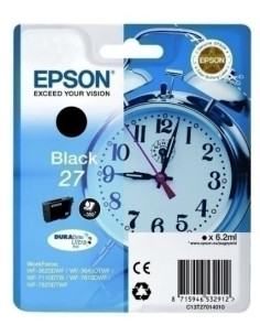 CARTUCHO INKJET EPSON T270140 N27 WORKFORCE WF-3620DWF3620DWF3640DTWF7110DTW7610DWF7620DTWF NEGRO 62ML