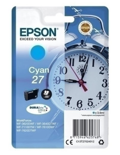 CARTUCHO INKJET EPSON T270240 N27 WORKFORCE WF-3620DWF3620DWF3640DTWF7110DTW7610DWF7620DTWF CIAN 36ML