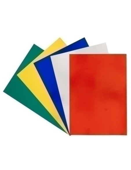 CARTULINA 50x65 cm FABRISA 230g METALIZADO AZUL PAQUETE de 10