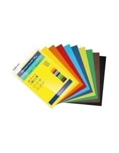 CARTULINA A4 FABRIANO COLORE 185g PAQUETE DE 10 COLORES INTENSOS
