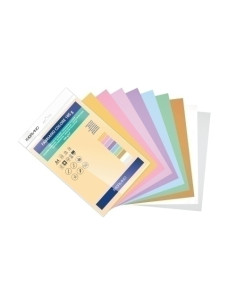CARTULINA A4 FABRIANO COLORE 185g PAQUETE DE 10 COLORES PASTEL