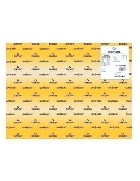 CARTULINA METALIZADA 50x65 cm IRIS 280g ORO PAQUETE de 25