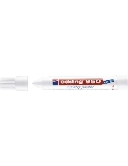 CERA MARCADORA EDDING 950 BLANCO MARCADOR INDUSTRIAL