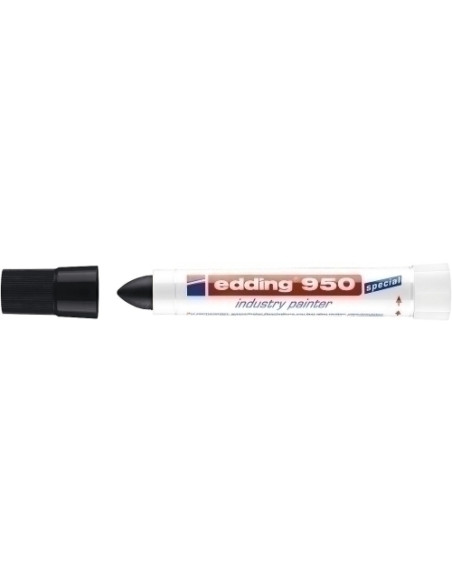 CERA MARCADORA EDDING 950 NEGRO MARCADOR INDUSTRIAL