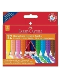 CERAS FABER GRIP JUMBO ESTUCHE DE 12