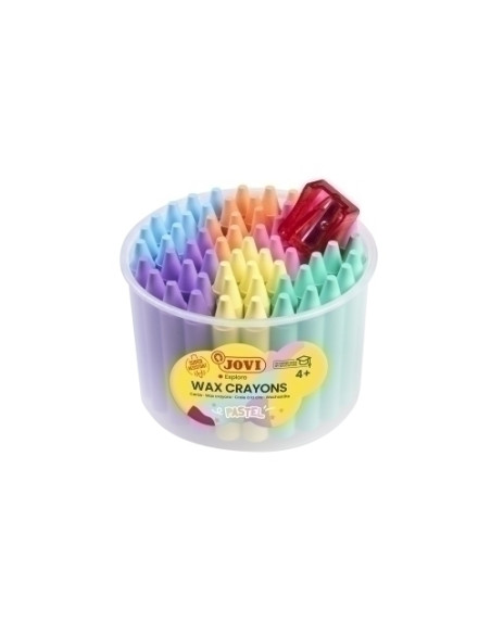 CERAS JOVICOLOR PASTEL BOTE DE 60 Incluye sacapuntas