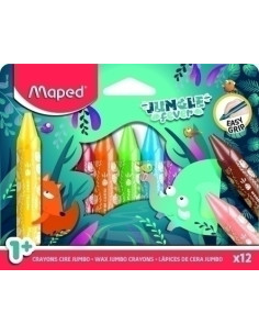 CERAS MAPED JUNGLE FEVER JUMBO ESTUCHE de 12