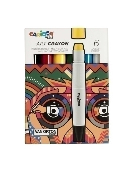 CERAS PASTEL CARIOCA PLUS CAJA de 6
