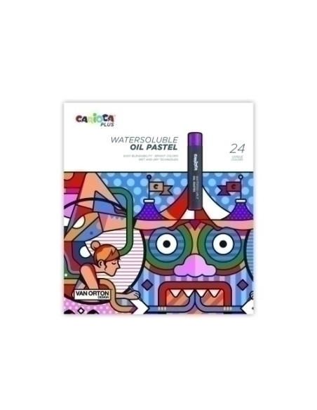 CERAS PASTEL CARIOCA PLUS OLEO CAJA de 24