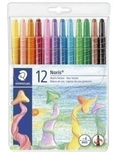 CERAS STAEDTLER 221 NORIS CLUB GIRATORIA ESTUCHE PLASTde 12