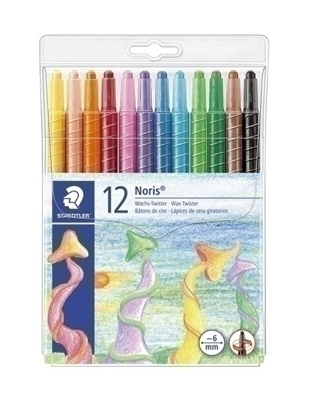 CERAS STAEDTLER 221 NORIS CLUB GIRATORIA ESTUCHE PLASTde 12