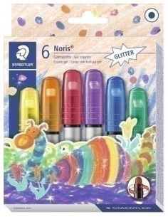 CERAS TEXTURA GEL COLORES BRILLANTES CAJA DE 6