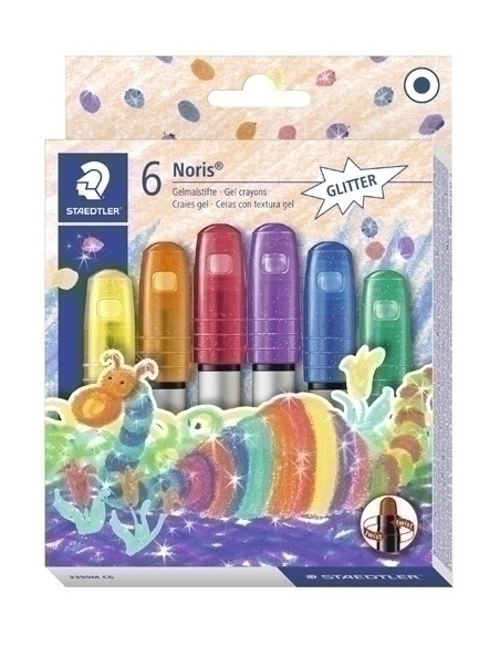 CERAS TEXTURA GEL COLORES BRILLANTES CAJA DE 6