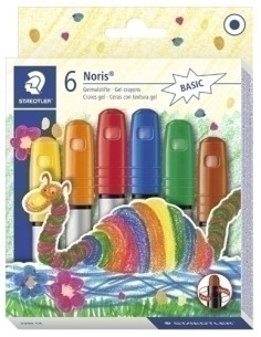 CERAS TEXTURA GEL COLORES OPACOS CAJA DE 6