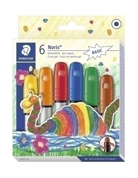 CERAS TEXTURA GEL COLORES OPACOS CAJA DE 6