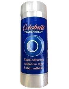 CINTA ADHESIVA CELOBRILL TRANSPARENTE rollo 33x19 PAQUETE DE 8